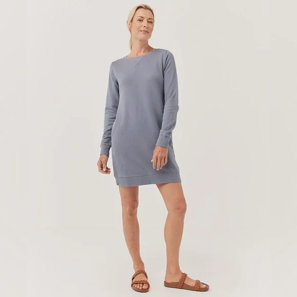 fitted lace wedding dress Women's Sweatshirt Dress | Organic Cotton main image 1